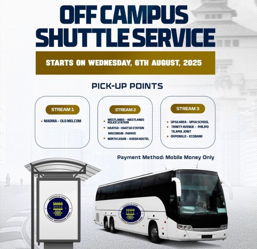 UG: SRC Rolls Out Off-Campus Shuttle Service to Ease Transportation for Students